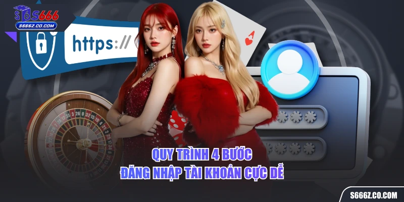 Quy trình 4 bước đăng nhập tài khoản cực dễ